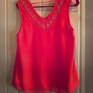 Gorgeous Bright Coral Top!